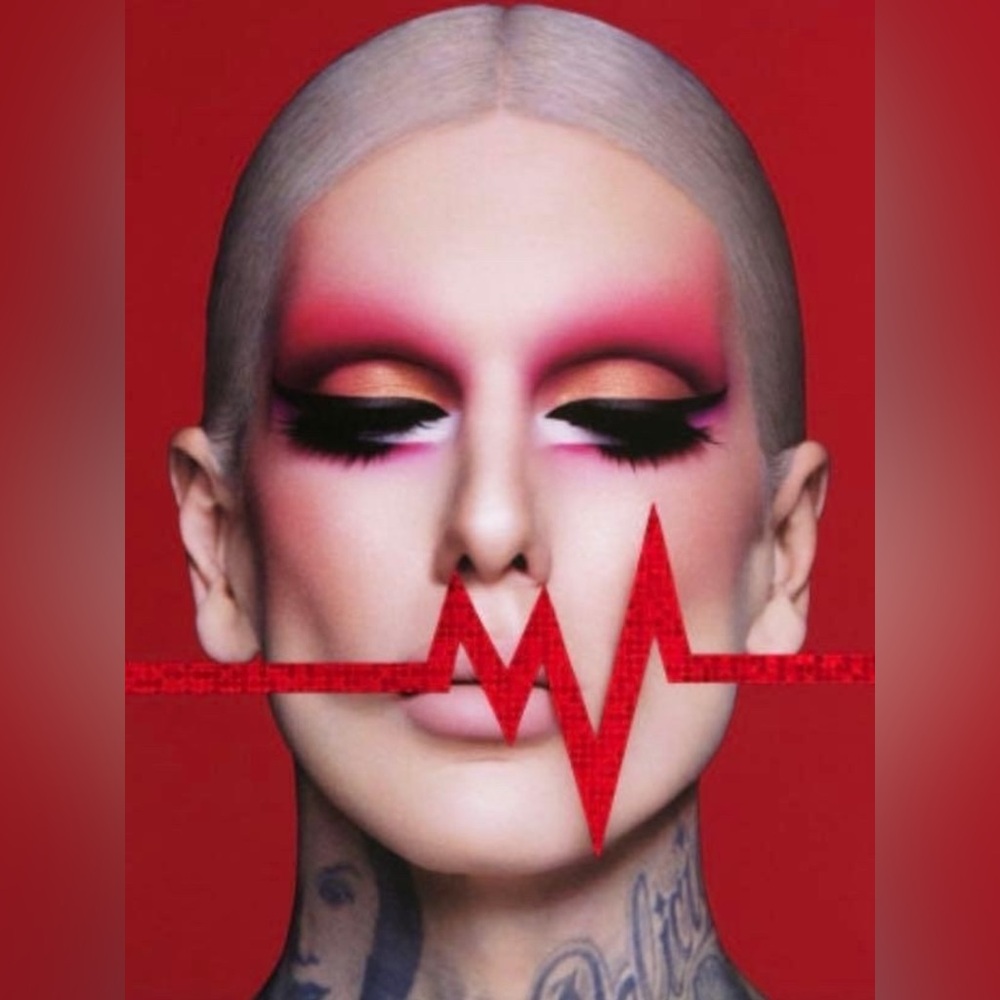 Jeffree Star Cosmetics Blood Sugar Mini Eyeshadow Palette NWT Red Matte Shimmer - Picture 4 of 7
